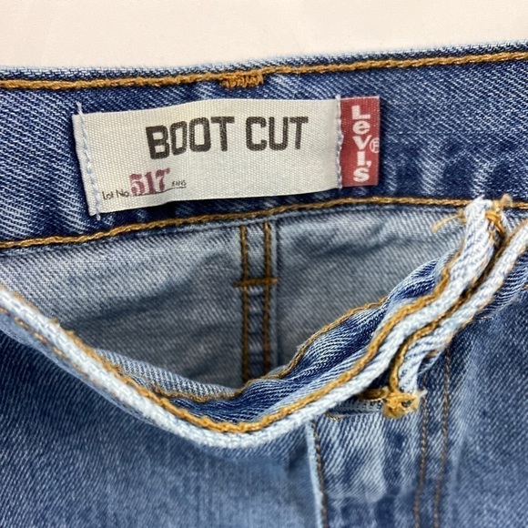 Vintage Levi’s Mens Bootcut 517 44x30 Blue Jeans - Picture 6 of 11